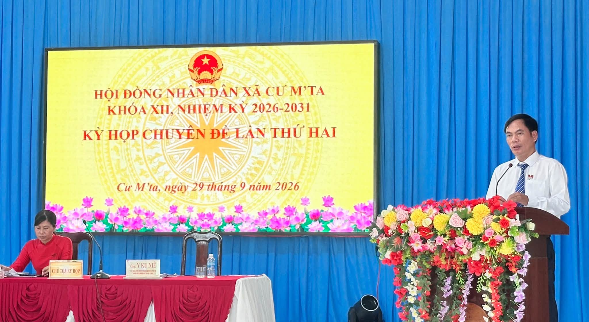HĐND xã Cư M’ta tổ chức kỳ họp chuyên đề lần thứ Hai, khóa XII