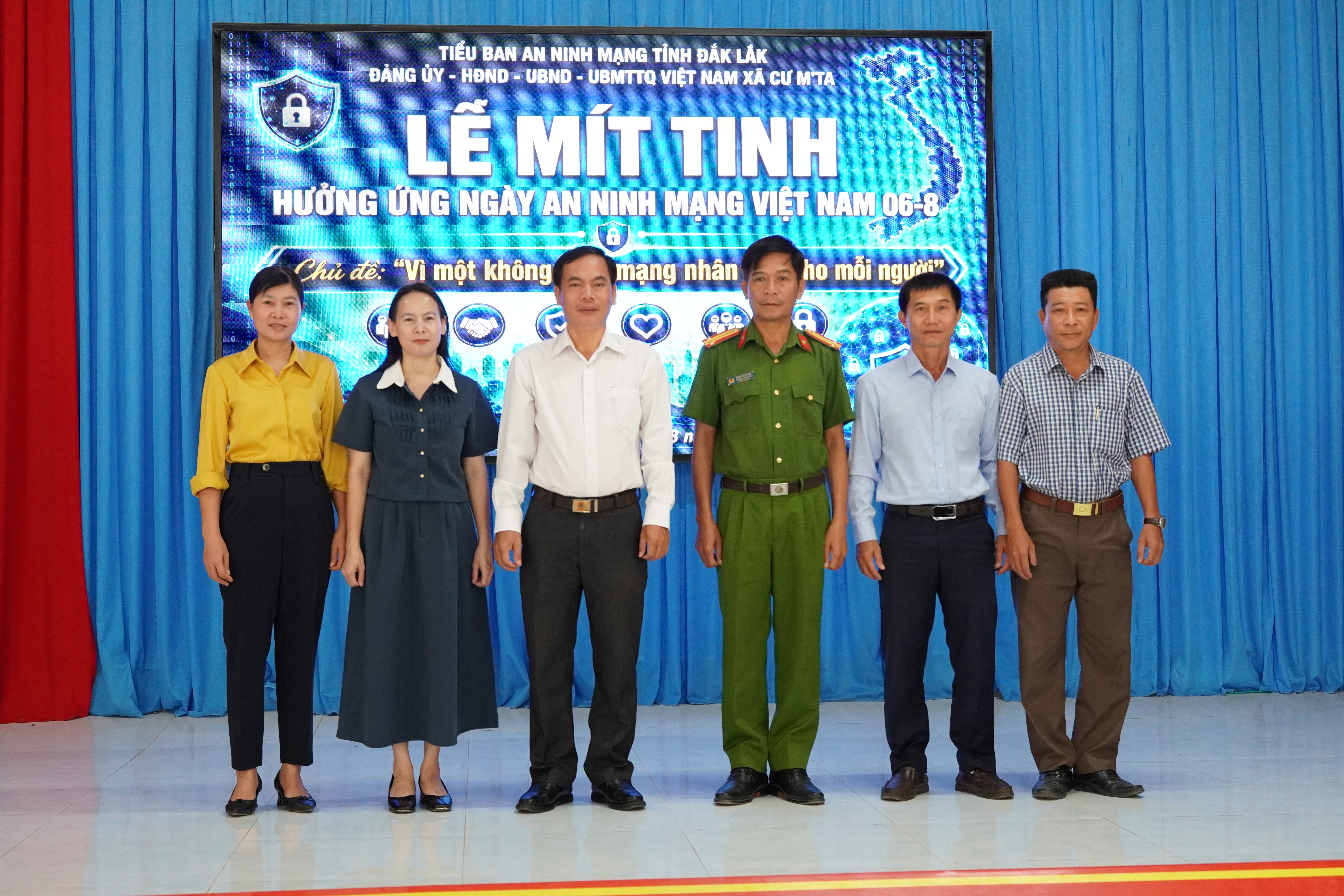 XÃ CƯ M’TA PHÁT ĐỘNG NGÀY AN NINH MẠNG VIỆT NAM NĂM 2026