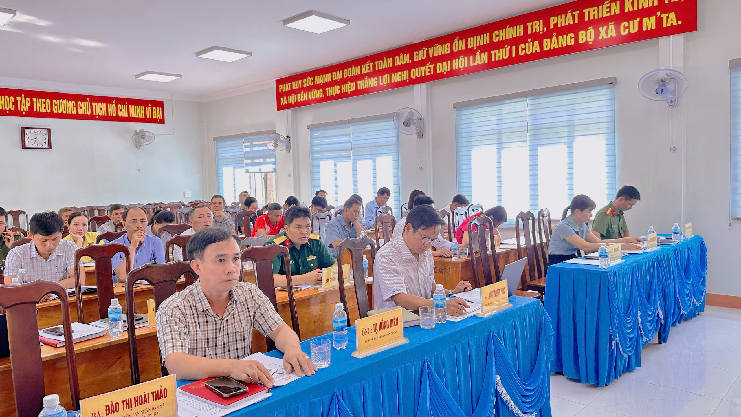 XÃ CƯ M’TA ĐÁNH GIÁ KẾT QUẢ THỰC HIỆN KẾ HOẠCH 113 VÀ ĐỀ ÁN 104, TRIỂN KHAI NHIỆM VỤ THỜI GIAN TỚI